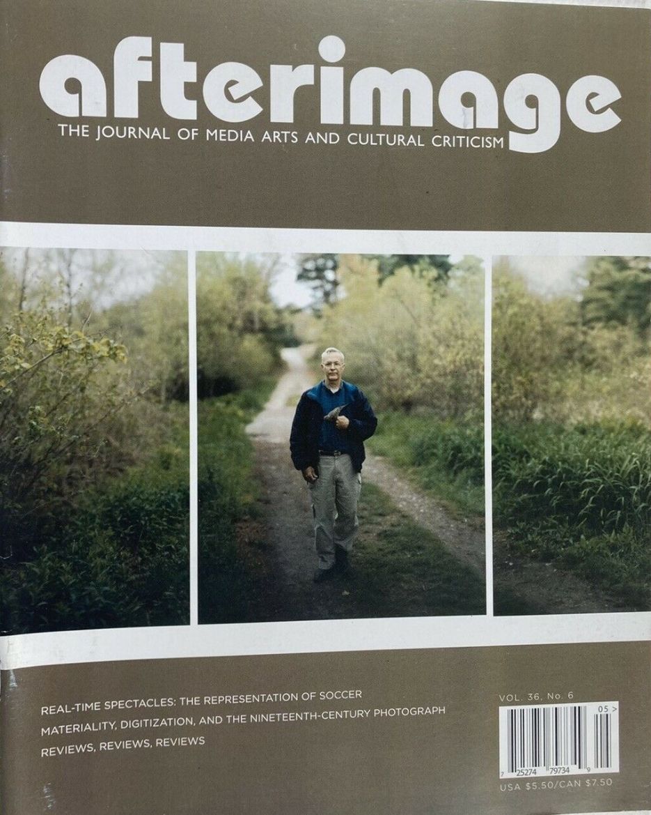 AFTERIMAGE magazine side cover  Vol 36 No  6  May/June 2009